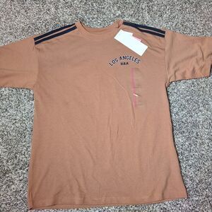 NWT Vinyl Threads Los Angeles Tee Shirt East To West/North To South USA Women L